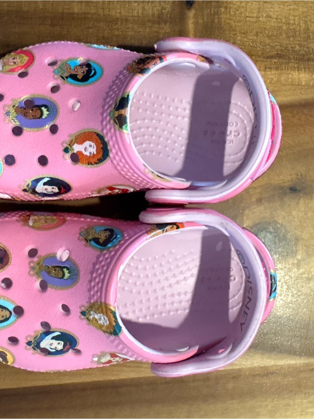 Disney Pink Kids' Crocs with Character Medallions